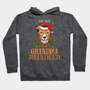 Im The Grandma Reindeer Christmas Funny Pajamas Funny Christmas Gift Hoodie